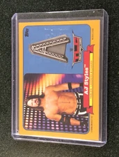 WWE AJ Styles CTM-AJ 2018 Topps Heritage TLC Ladder Medallion Relic Card # 5/10