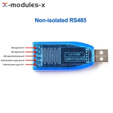CH340 Industrial USB to RS485 Communication Module USB 5V Serial Port Converter