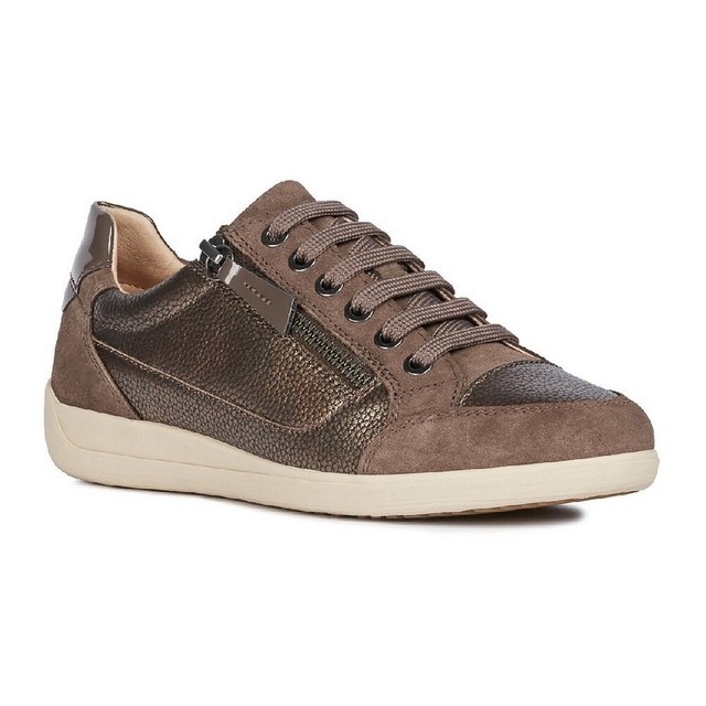 geox silver trainers