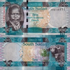 S&Uuml;D-SUDAN South-Sudan - 10 POUNDS 2011 FDS - UNC