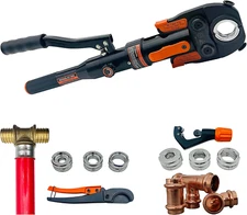 IBOSAD Copper Tube Fittings Pex Pipe Crimping Tools | Press Crimper with Pliers