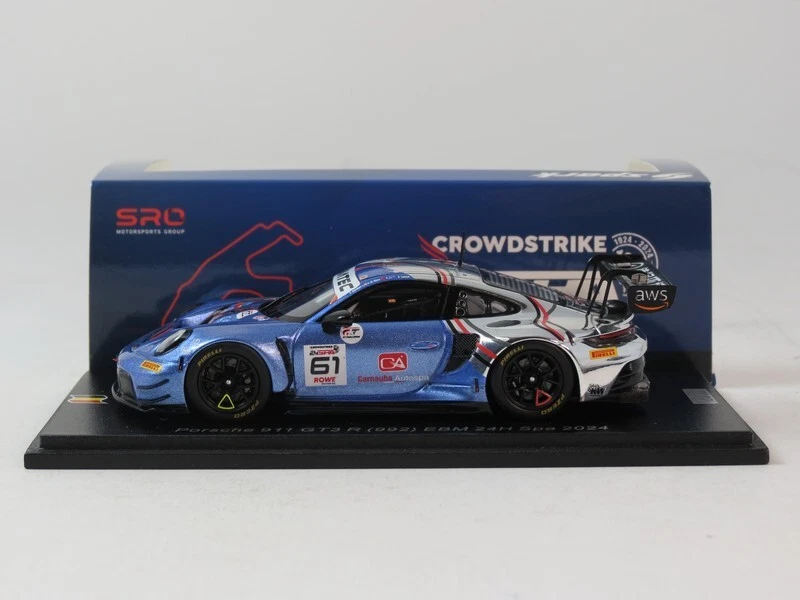 Spark Porsche 911 992 GT3 R #61 EBM 24h Spa 2024 1/43 SB833 - Изображение 3 из 4