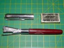 Vintage Duofast Pocket Stapler w/staples- Preowned and reuseable