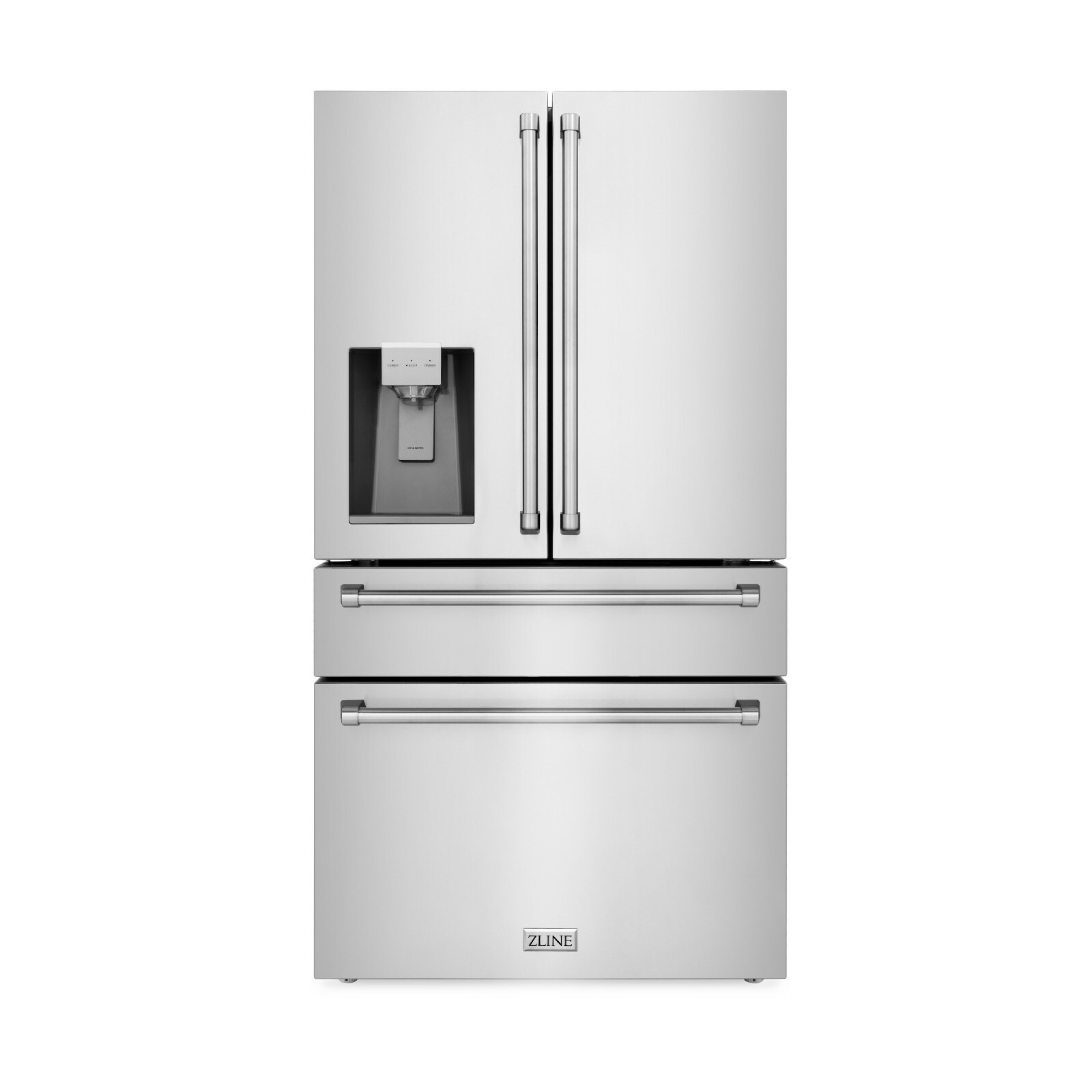 ZLINE 36" COUNTER DEPTH FRENCH DOOR STAINLESS REFRIGERATOR RFM-W-36 2OB