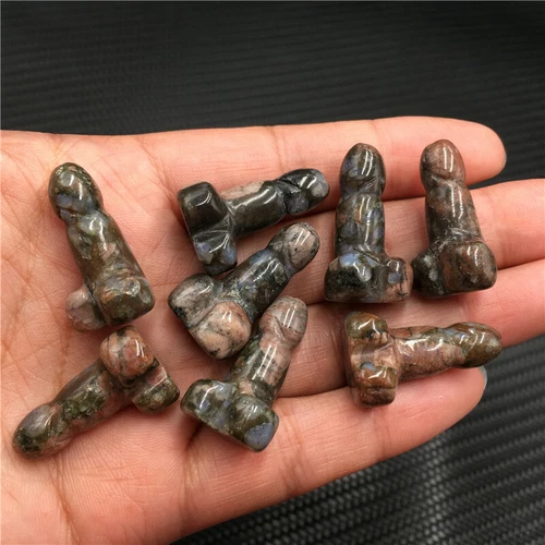 Wholesale Natural mix mini Penis Carved quartz Crystal Massager Wand Healing - Picture 123 of 296