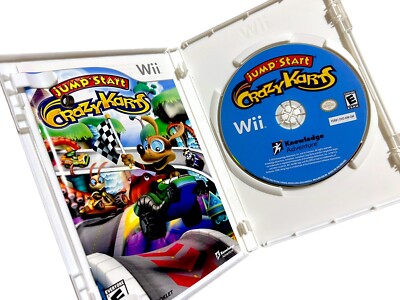 Jump Start Crazy Karts (Nintendo Wii 2011) Complete w/ Manual