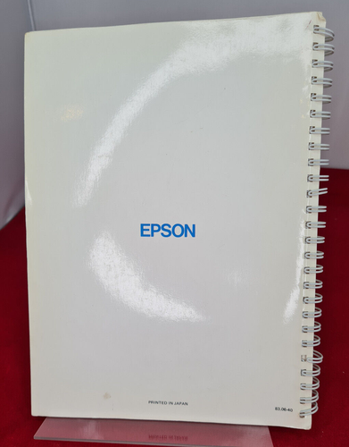 Epson FX-80 Imprimante Opération Manuel 1982 Iconique - Photo 4 sur 4