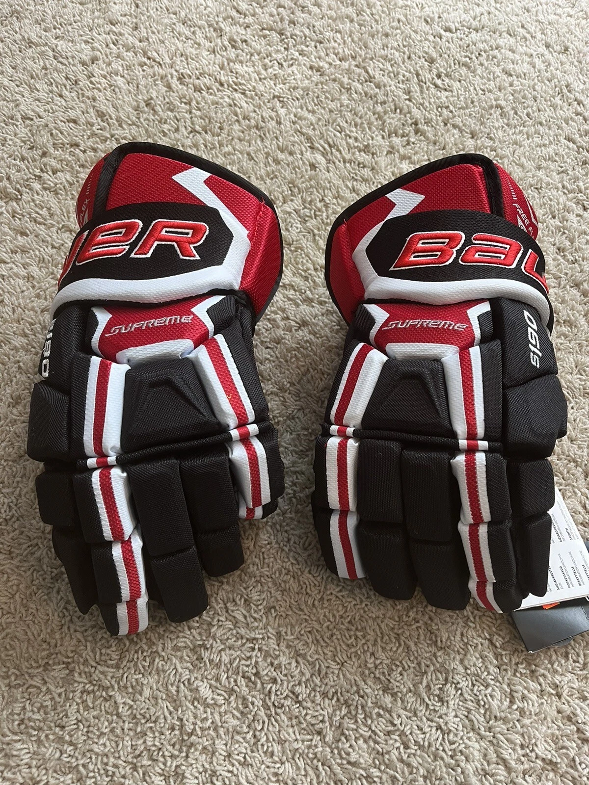 Gants de hockey senior Bauer Supreme S190 15 pouces