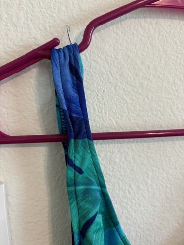 Vintage 60s Maxine of Hollywood Women One Piece Swimsuit 14 Blue Pinup Retro - Picture 4 of 9