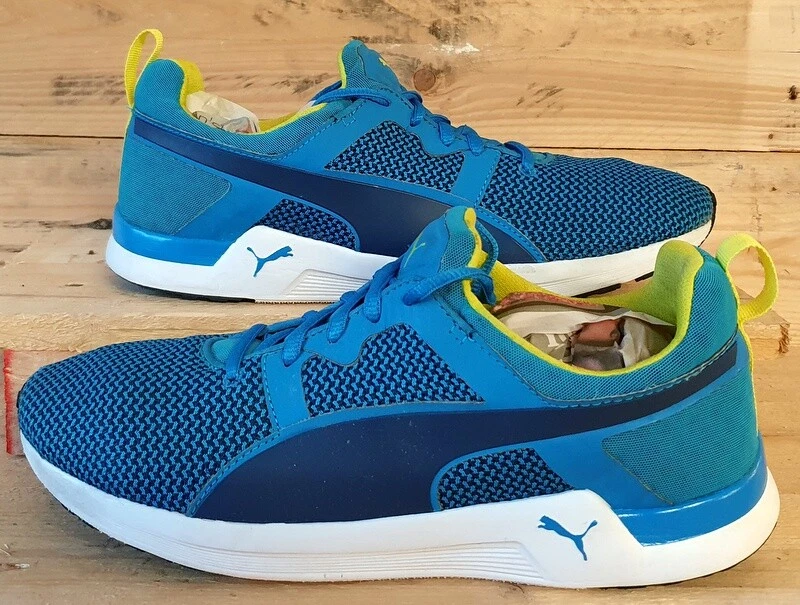Puma Pulse XT Nylon Running Trainers 188238 04 Blue White UK7 US8 EU40.5