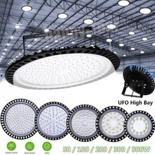 50W - 500W UFO LED High Bay Light Shop Lights Warehouse Commercial Lighting Lamp
