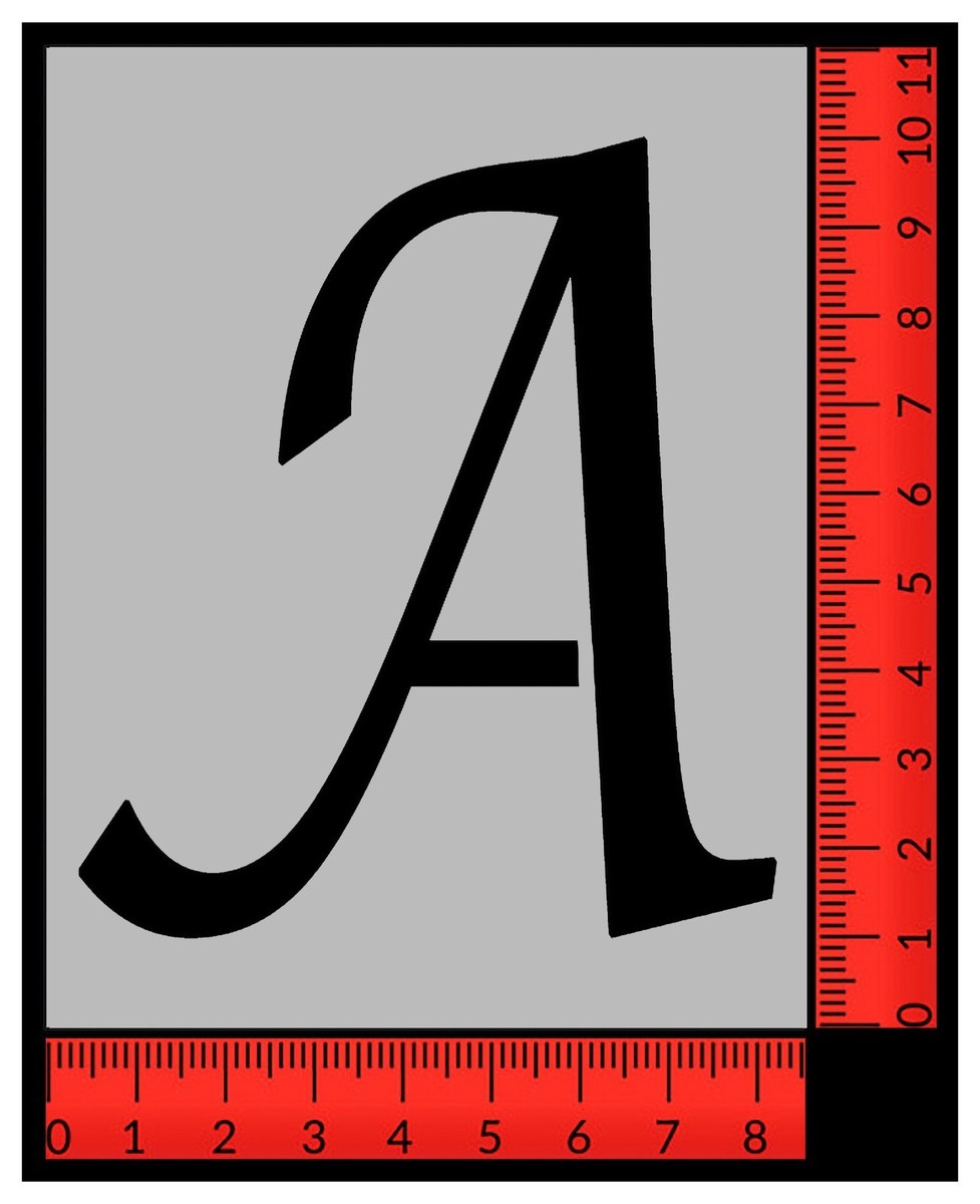 Calligraphy Monogram Initial 9