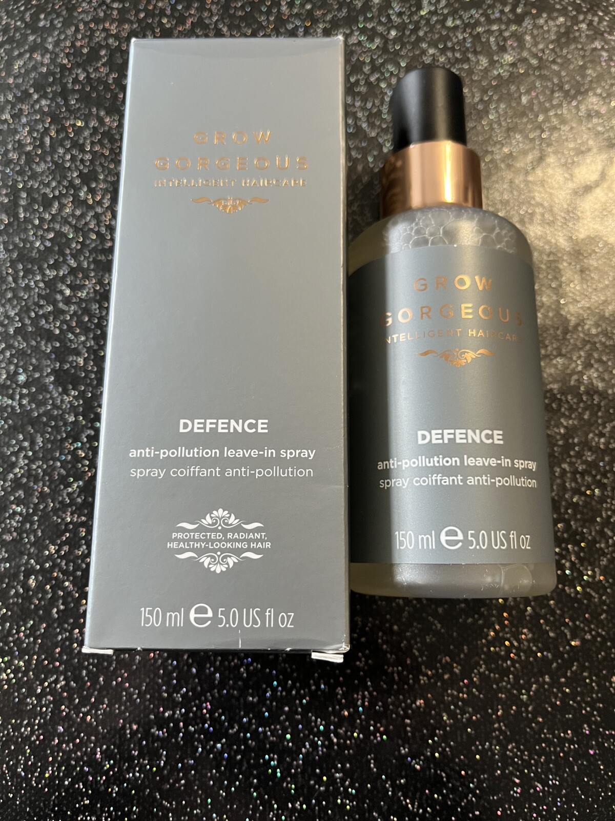 Grow Gorgeous Defence Anti-Pollution Leave-in Spray 150ml Damaged Box