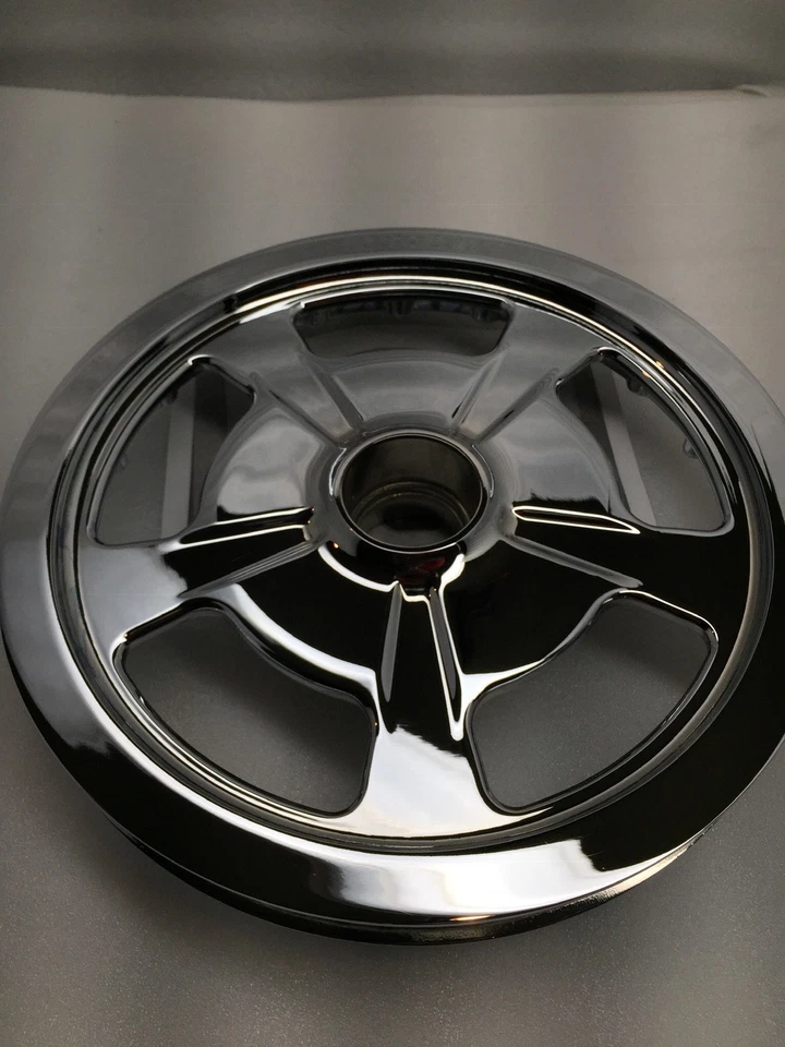 POLEA TRASERA HARLEY CROMADA TOURING 37781-09 ROAD KING PIÑÓN 2009-23 INTERCAMBIO Foto 3 de 4