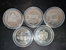 Lot of 5 Canadian Regina Commemorative RCMP Dollar Coins 1977-1979