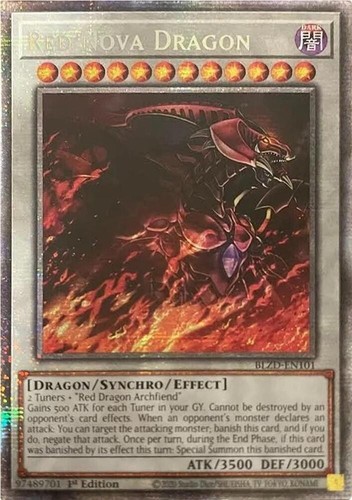 Red Nova Dragon (Starlight Rare) BLZD-EN101 Blazing Dominion 1st Edition