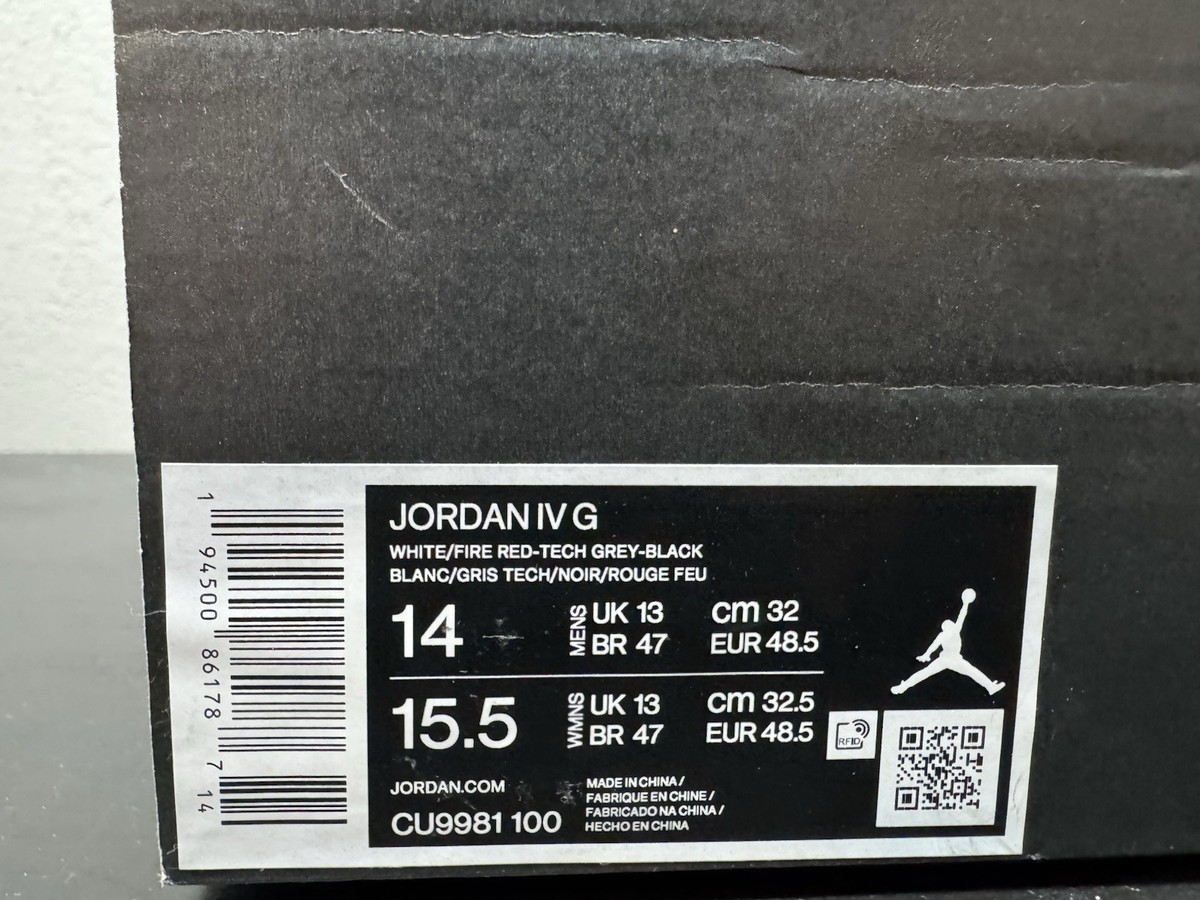 Size 14 - Jordan 4 Golf for sale online | eBay