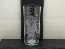 Personalised Disney Eeyore Highball Glass Engraved Gift Boxed