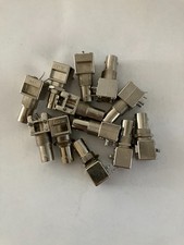 12pcs BNC female bulkhead 90  solder PCB mount right angle connector