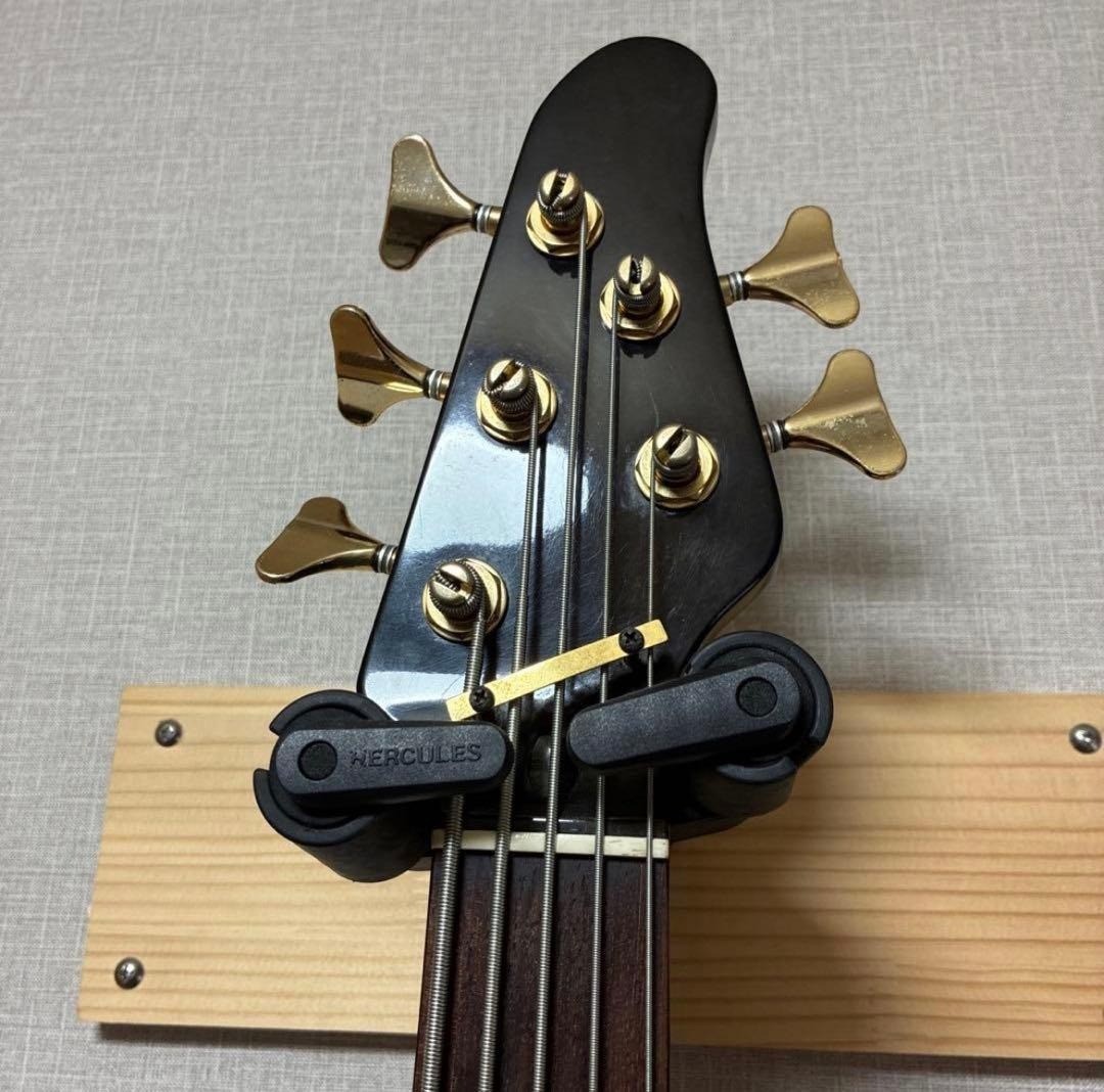 ROCKOON RB-855S KAWAI 5-String Bass 1989 White Ash USA Made in