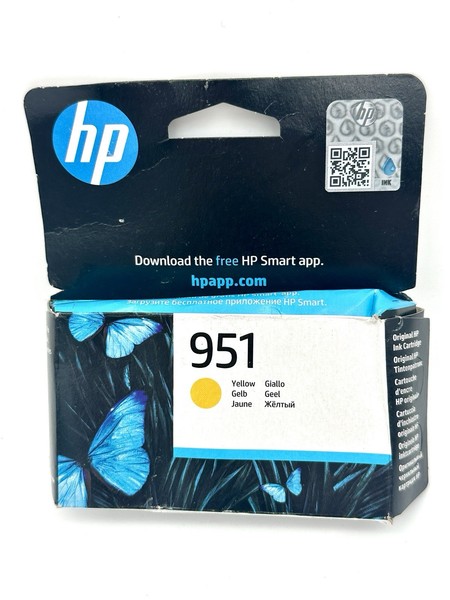 Original Hp 951 Patronen Gelb Tinte Tintenpatrone Officejet Pro CN052AE Mhd 2027-image