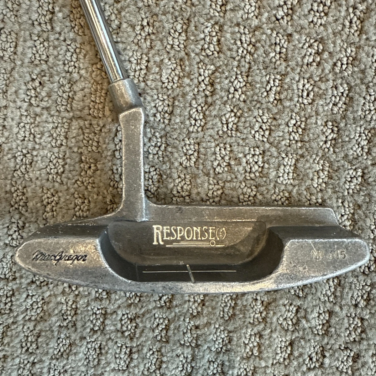 Putter MacGregor Classic Lame 2 Voies – Vintage Acier, Flexible Régulier, Pour Droitier/gaucher