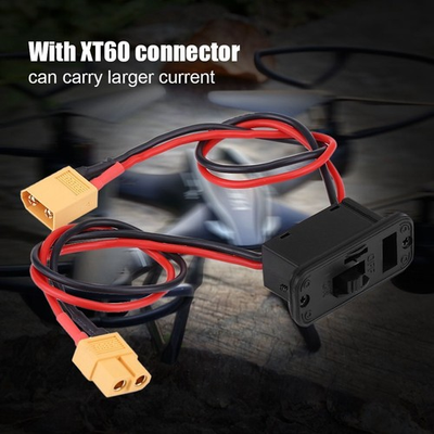 #ad 1pc Heavy Duty Large Current RC Airplane Model Switch Battery On Off Connector $9.09