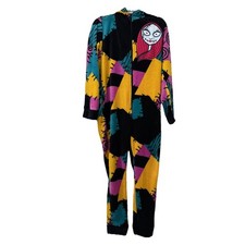 Disney Official Nightmare Before Christmas Sally One Piece Pajama Women PJs, M