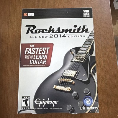 ROCKSMITH 2014 FOR PC AND MAC FACTORY SEALED WITH CABLE