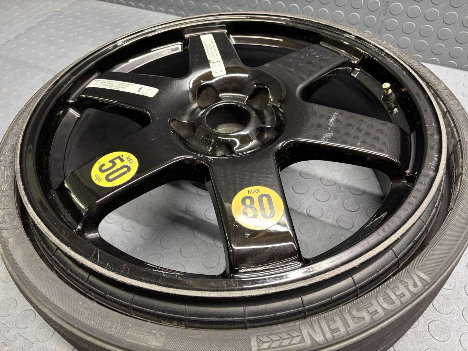 2014 - 2024 MASERATI GHIBLI SPARE TIRE WHEEL VREDESTEIN T175/55R18 95P NOT USED