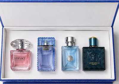 Versace Eros Pour Homme Eau Fraîche Bright Crystal EDT Natural Spray Set