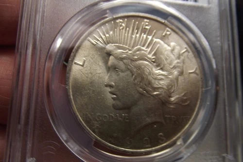 1923-P  Silver Peace Dollar   PCGS MS62 Terrific Strike PQ