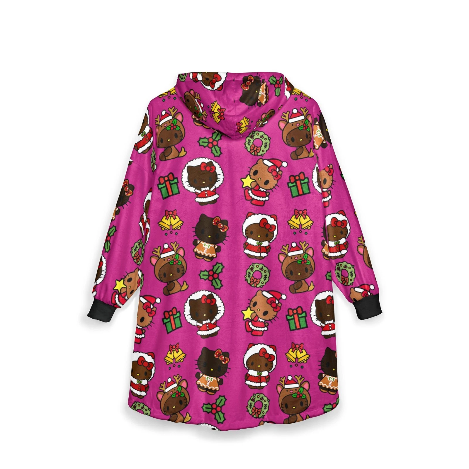 Holly Jolly Hello Blanket Hoodie
