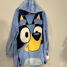 Bluey Character Kids' Wayy Big Hoodie One Size 4-10 Oversized Plush Hoodie