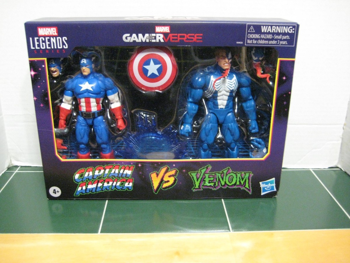 Marvel Legends Captain America vs Venom Marvel Gamerverse NEW | eBay
