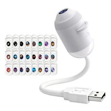 Hd Smart Dynamic 5d Holographic Night Light Projector 2 In 1 Galaxy Night Light