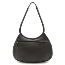 Hermes Togo Cacahuete Shoulder Tote Bag Women Brown One Size