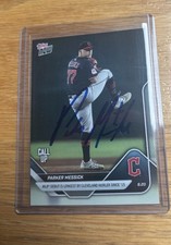 2025 Topps Now Call Up MLB Debut Parker Messick Cleveland Guardians Autograph