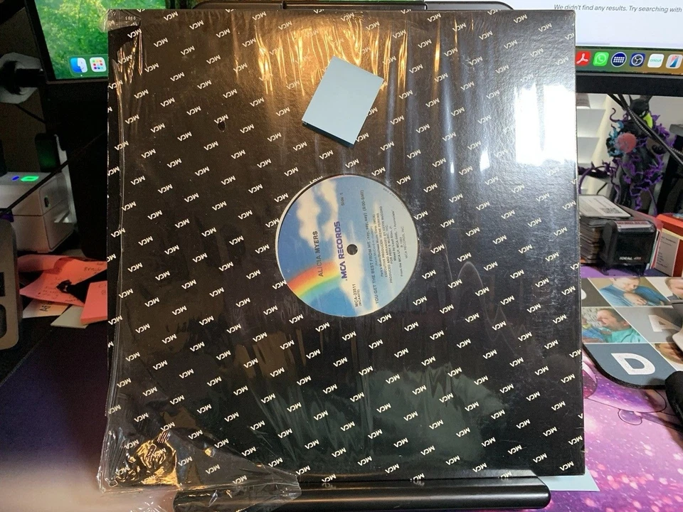 1984 Near Mint ALICIA MYERS You Get The Best From Me / I Want To Thank You 12" - Image 2 of 2