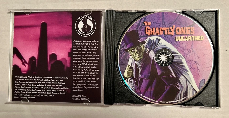 The Ghastly Ones: Unearthed & Target: Draculon 2 CDs in Mint Condition. Foto 4 de 4