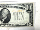 1928 $10 Gold Certificate Banknote United States of America - Uncertified — photo 2