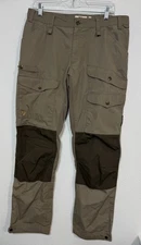 Fjallraven Vidda Pro Ventilated Trousers Regular Men's Sz 34" Hiking Pant Brown
