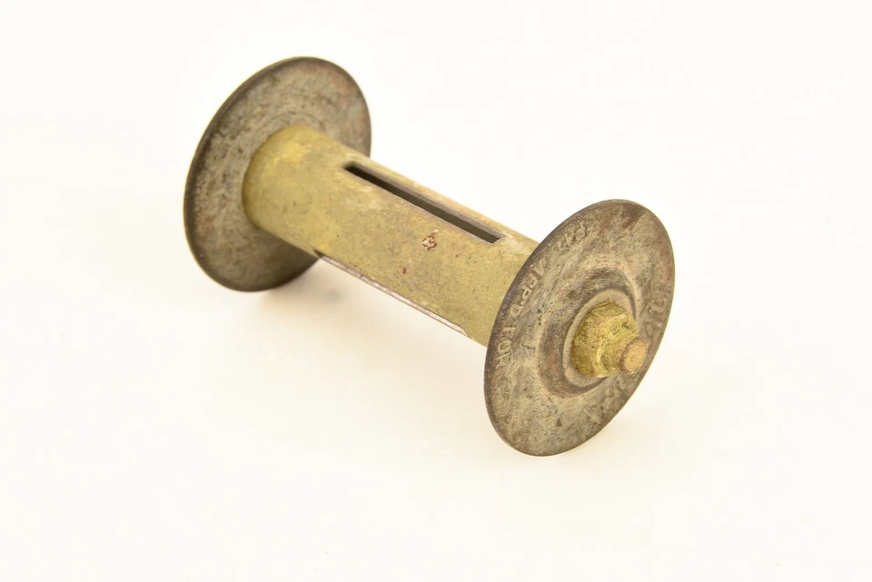 Carrete de película de recogida Univex Mercury original engranado y ranurado RARO de colección V21 Foto 2 de 4