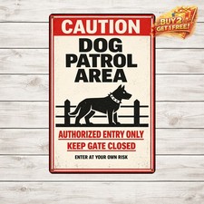 Beware of Pigs Vintage Aluminum Tin Sign Exterior Home Cave Garage 8x12