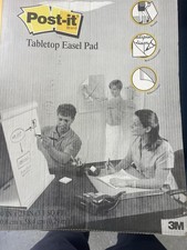MyOfficeInnovations White Tabletop Easel Pad 20"x23" 20 Sheets