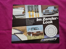 Rare Original Zender Brochure Bmw Opel Mercedes Vw Etc. Karosserie Zubehr