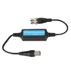 HD-TVI/CVI/AHd CVBS Ground Loop Isolator Video Balun Coaxial BNC Male To Female_