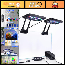 Adjustable Clip-On Aquarium LED Light with Multi-Channel Controller, 7 Colors, T