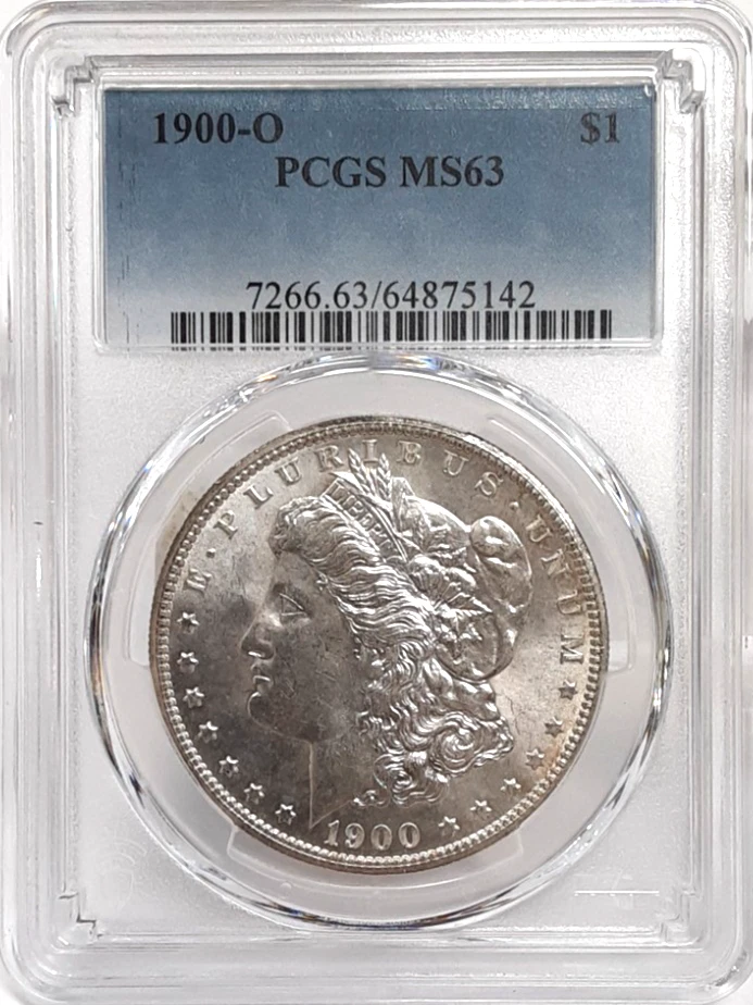 ★希少 ワンランク上★ 1900-O MS63+ モルガン 銀貨 PCGS MS 63 Graded 1900 Year Morgan US Dollars (1878-1921) for sale | eBay