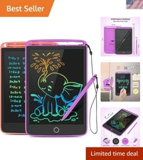 Kid-Friendly 2 Pack LCD Writing Tablet - Fun & Safe Drawing Boards for Ages 3-8